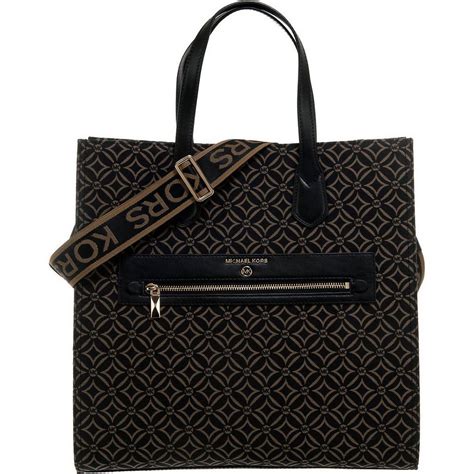 michael kors lg ns tote|michael kors leather tote.